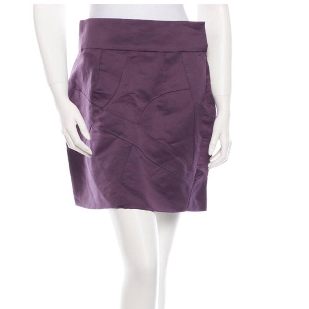 NWT Chloe Purple Silk Skirt US Size 10
